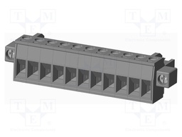 Connector: pluggable terminal block; plug; female; straight; grey