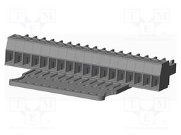 Connector: pluggable terminal block; plug; female; straight; grey