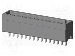 Connector: pluggable terminal block; socket; male; on PCBs