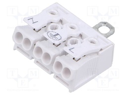 Splice terminal: installation; ways: 3; 0.5÷2.5mm2; 450V; 24A