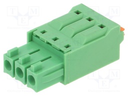 Connector: pluggable terminal block; plug; female; straight; 5.5A