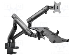 Monitor holder; 1÷8kg; 17÷32"; Standard: 75x75mm,100x100mm