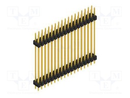 Connector: pin strips; pin header; male; PIN: 36; 2.54mm; THT; 2x18