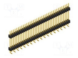 Connector: pin strips; pin header; male; PIN: 36; 1.27mm; SMT; 1x36