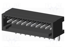 Connector: pluggable terminal block; socket; male; on PCBs