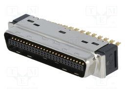 Connector: MDR; PIN: 50; shielded; for cable; Mat: polyester; plug