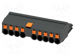 PCB connector, nominal cross section: 4 mm2, color: black, n
