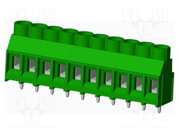 Connector: PCB terminal block; terminal; Plating: tinned; on PCBs