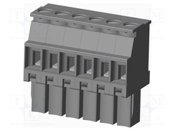 Connector: pluggable terminal block; plug; female; angled 90°