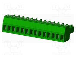 Connector: pluggable terminal block; plug; female; straight; 10A