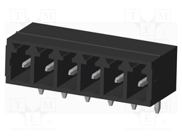Connector: pluggable terminal block; socket; male; on PCBs
