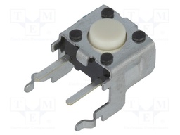 Microswitch TACT; SPST-NO; Pos: 2; 0.05A/24VDC; THT; none; 0.98N