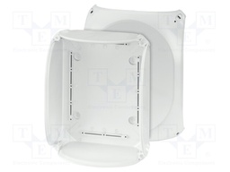 Enclosure: junction box; X: 205mm; Y: 255mm; Z: 112mm; IP66