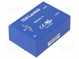 Converter: AC/DC; 30W; Uout: 12VDC; Iout: 2.5A; 89%; Mounting: THT