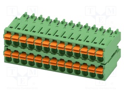 PCB connector, nominal cross section: 1.5 mm?, color: green,