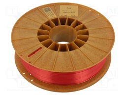 Filament: PLA SILK; 1.75mm; red; 195÷225°C; 800g