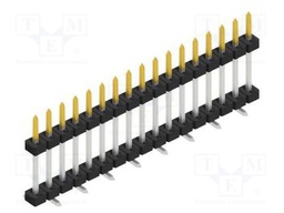 Connector: pin strips; pin header; male; PIN: 17; 2mm; SMT; 1x17