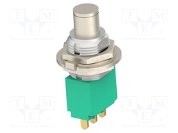 Switch: push-button; Pos: 2; SPDT; 3A/250VAC; 4A/28VDC; ON-ON; MPG