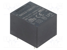 Converter: AC/DC; 3.5W; Uout: 12VDC; Iout: 291mA; 83%; Mounting: PCB
