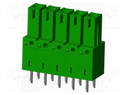 Connector: pluggable terminal block; socket; female; straight