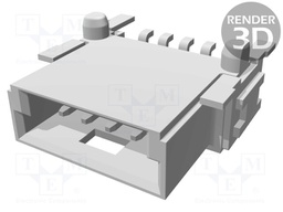 Connector: wire-board; female; PIN: 4; 1.27mm; Series: har-flexicon