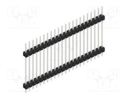 Connector: pin strips; pin header; male; PIN: 22; 2.54mm; THT; 1x22