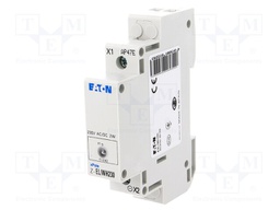 LED indicator; Mounting: DIN; 230VAC; Colour: white; 230VDC