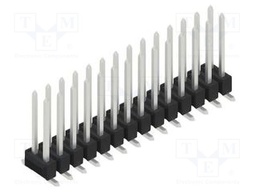 Connector: pin strips; pin header; male; PIN: 28; 2.54mm; SMT; 2x14