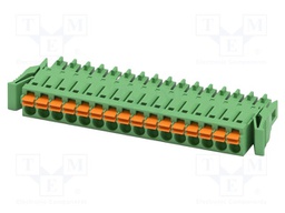 PCB connector, nominal cross section: 1.5 mm?, color: green,
