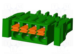 Connector: pluggable terminal block; plug; female; straight; 5.5A