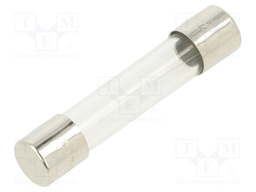 Fuse: fuse; quick blow; cylindrical,glass; 6.3x32mm; brass; AGC