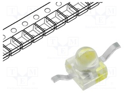LED; SMD; Gull wing; yellow green; 200÷500mcd; 2.4x2.15x2.75mm