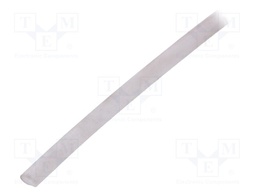 Insulating tube; silicone; transparent; -50÷200°C; Øint: 12mm