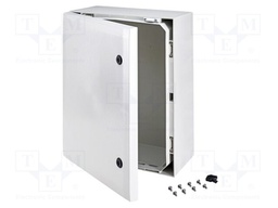 Enclosure: wall mounting; X: 400mm; Y: 500mm; Z: 210mm; ARCA; grey