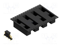 Connector: pin strips; pin header; male; PIN: 7; 2.54mm; SMT; 1x7