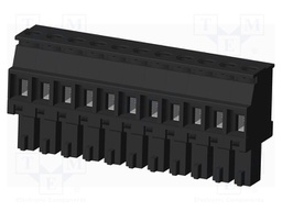 Connector: pluggable terminal block; plug; female; angled 90°