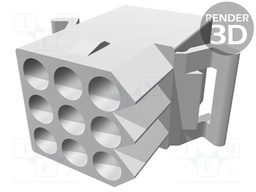 Socket,plug; wire-wire/PCB; male/female; Standard .093"; 5.03mm