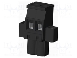 Connector: pluggable terminal block; plug; female; angled 90°