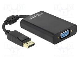 Adapter; DisplayPort 1.1a; 0.08m; black; black