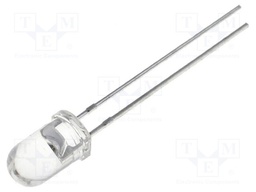 IR transmitter; 5mm; 870nm; transparent; 210mW; 24°; THT