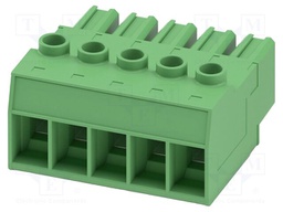 PCB connector, nominal cross section: 16 mm2, color: green,