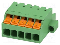 PCB connector, nominal cross section: 2.5 mm2, color: green,