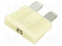 Fuse: fuse; 25A; 80VDC; automotive; 19mm