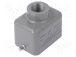 Enclosure: for HDC connectors; size D6B; for cable; for latch