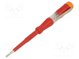 Voltage tester; insulated; slot; 3,0x0,5mm; Blade length: 60mm