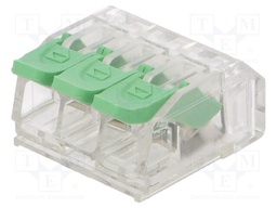 Installation quick splice; spring clamp; 0.2÷4mm2; 24AWG÷12AWG