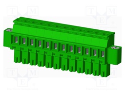 Connector: pluggable terminal block; plug; female; angled 90°