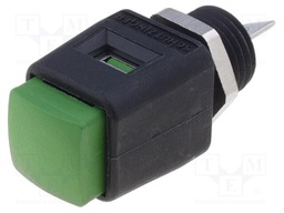 Laboratory clamp; green; 60VDC; 16A; Contacts: nickel; -25÷90°C