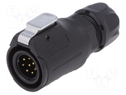 Plug; Connector: circular; size 16; 02; male; PIN: 8; with latch