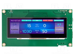 Display: TFT; 3.9"; 480x128; Illumin: LED; Dim: 125x66.5x13.95mm